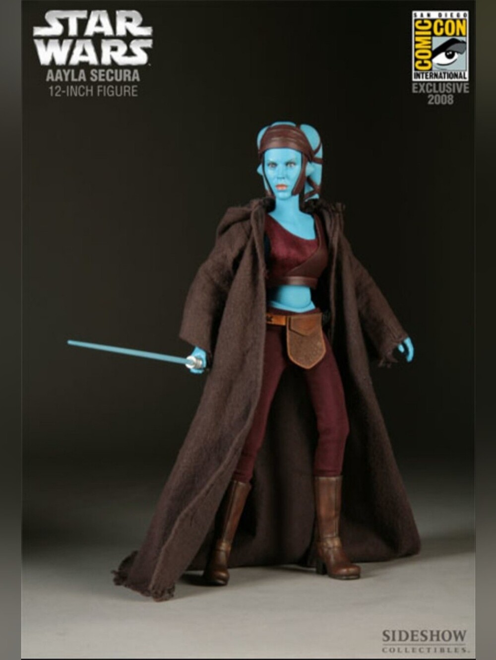 Sideshow Star Wars Aayla Secura 1:6 Scale Figure Order of the Jedi SDCC Sealed